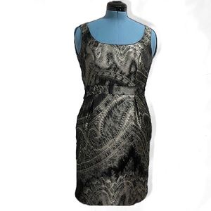 Beth Bowley (6) Anthropologie cocktail dress, amazing digital paisley fabric NEW